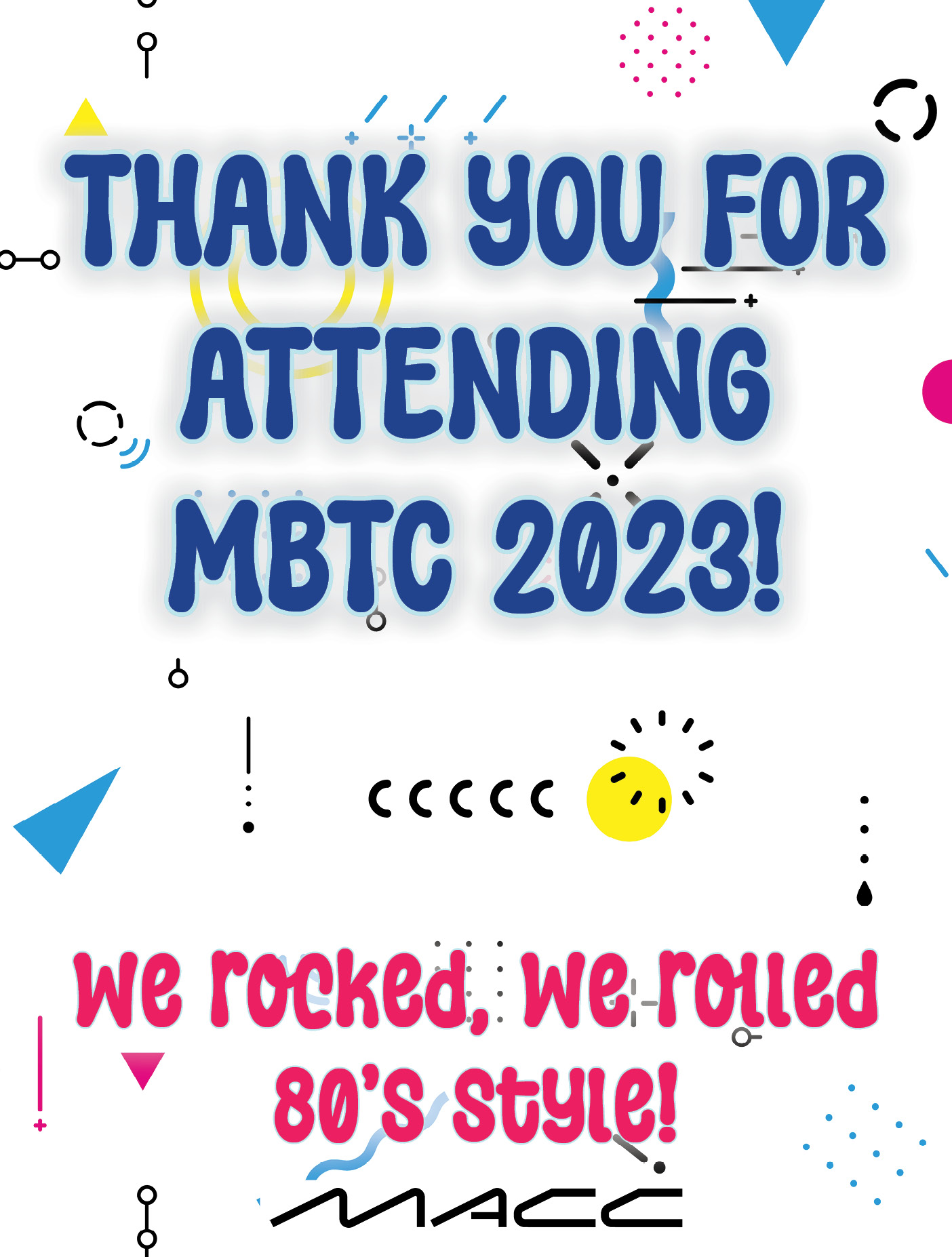 Save the date for MBTC 2023